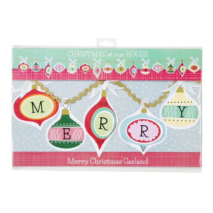 merry christmas garland